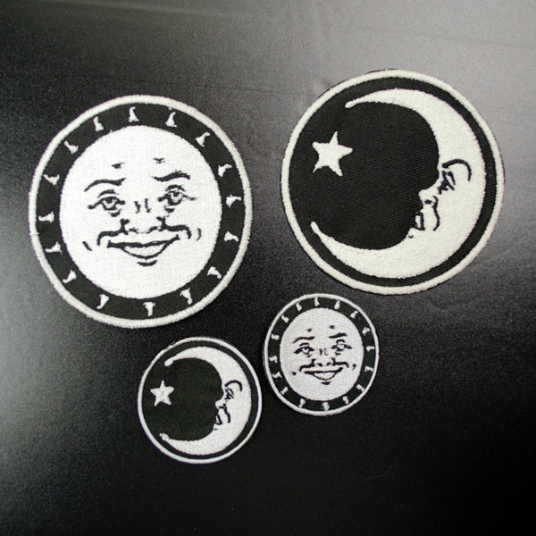 Ouija Sun and Moon Iron On Patch Set