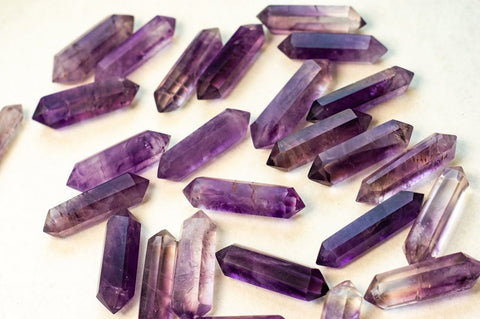 Mini Amethyst double Terminated Points