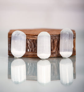 Selenite Bullet Pocket Stone