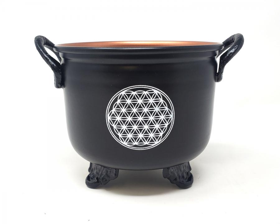 Flower of Life Metal Burner