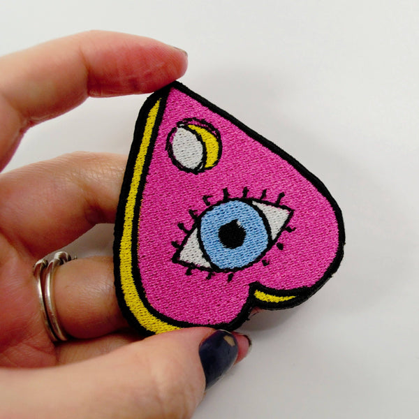 Eye See You Pink Planchette Patch