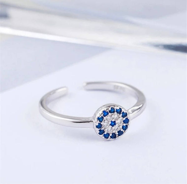 Evil eye Adjustable Ring- S3