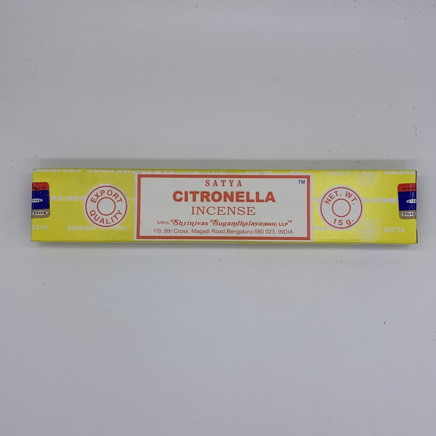 Satya Citronella 20gm Incense Sticks