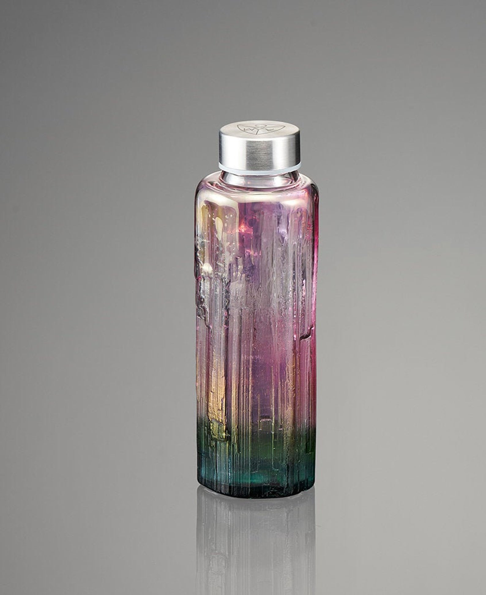 Artisan made Tourmaline design water bottle