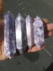 Lepidolite Double Terminated Points