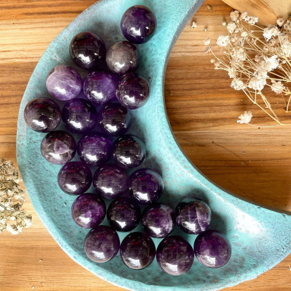 Brazilian Amethyst Mini Spheres