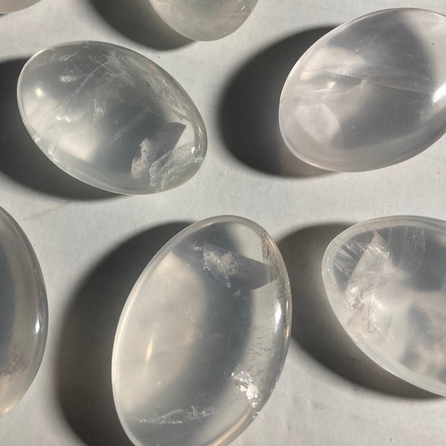 Girasol Quartz Palm Stone