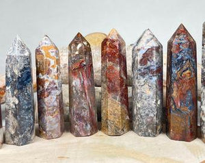 Pietersite Obelisk Tower in Assorted Sizes