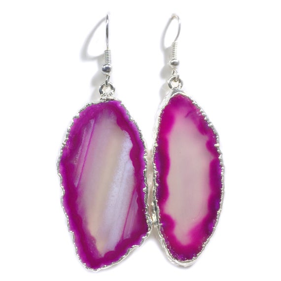 Agate Slice Earrings | Assorted