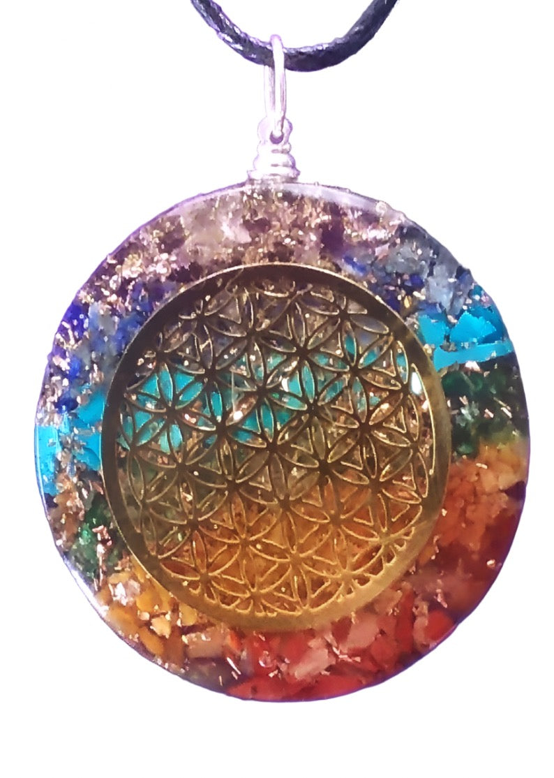 Powerful Orgone Flower of Life Pendant Media 1 of 1