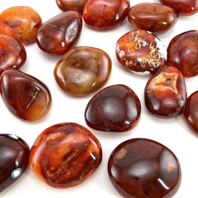 Carnelian Palm Stone