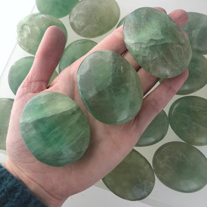 Fluorite Rainbow Palm Stone