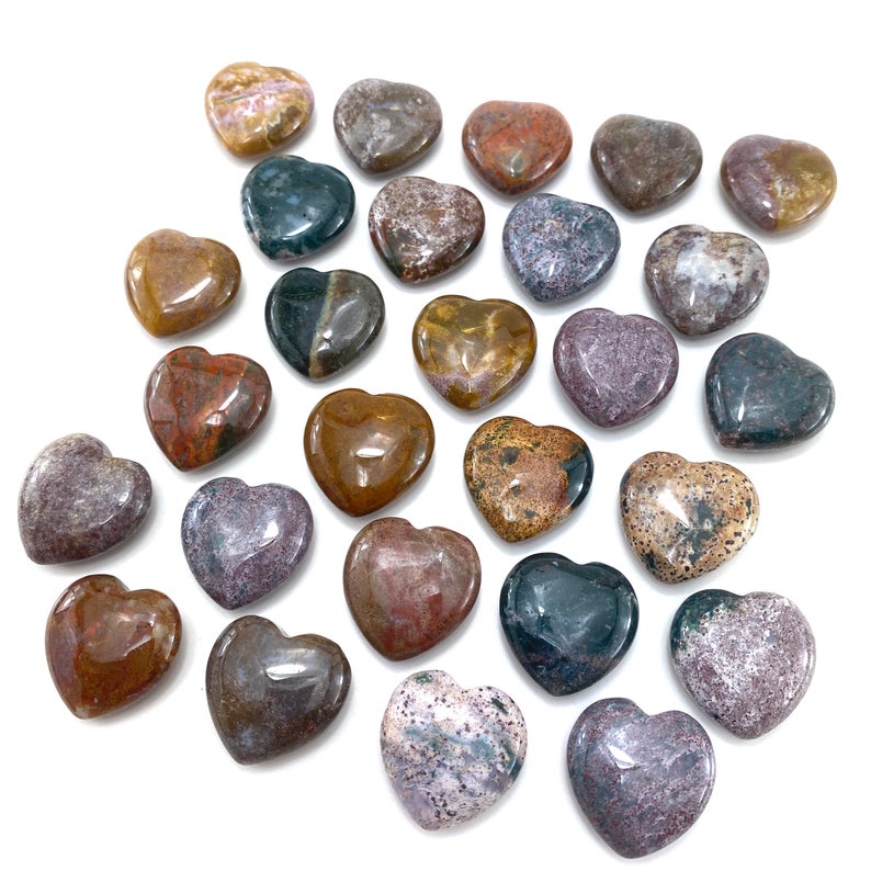 Gemstone Hearts | Assorted 1.5 Inches - 2 Inches