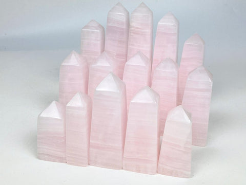 Mangano Pink Calcite Tower