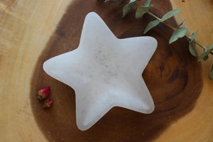 Star Shaped Selenite Bowl