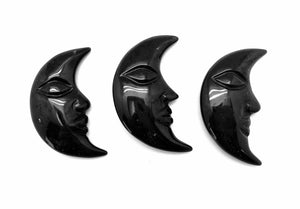 Obsidian Man in the Crescent Moon