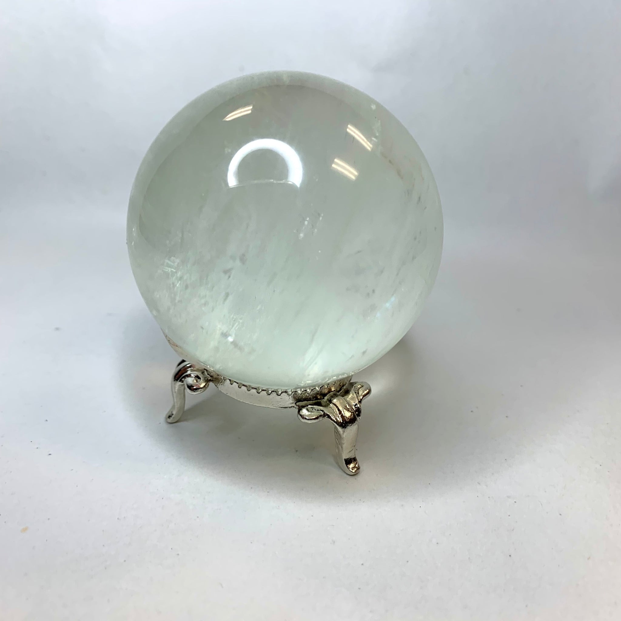 Clear Calcite Sphere 1.75 inch to 2 inch