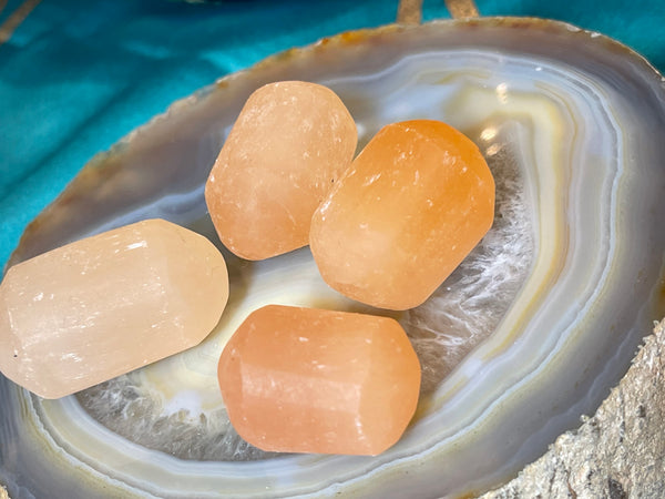 Selenite Bullet Pocket Stone