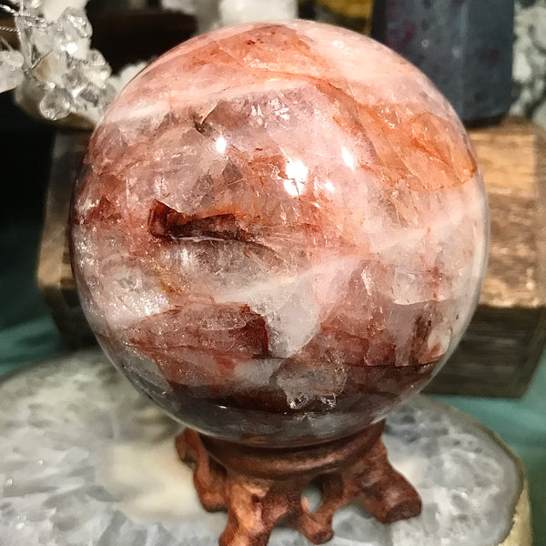 Hematoid Quartz Sphere