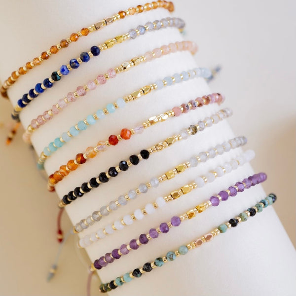 Modern Minimalist Healing Gemstone Bracelets