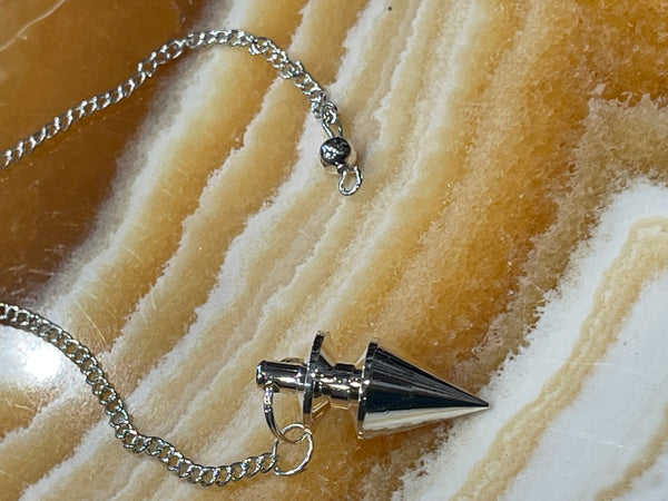 Silver Pendulum with 8 inch Chain