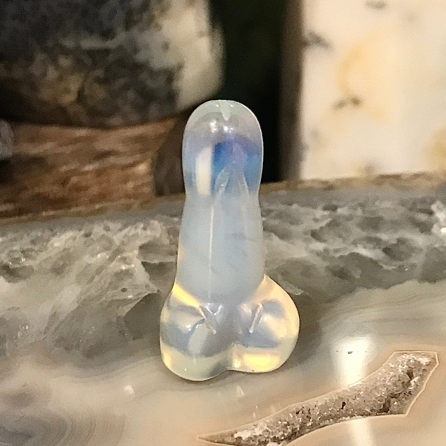 Mini Phalluses in Assorted Gemstones