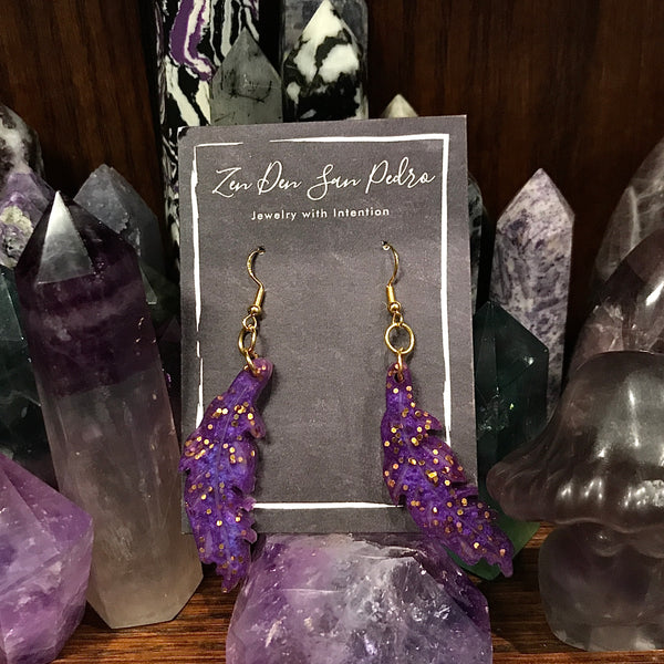 Resin Earrings by The Zen Den San Pedro