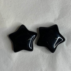 Obsidian Carved Star