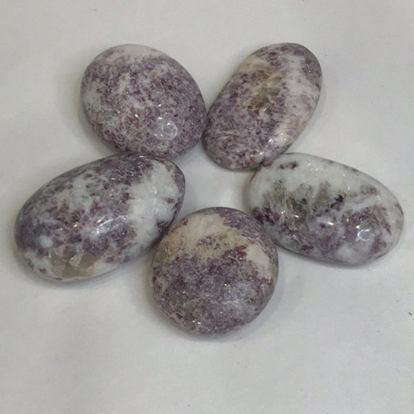 Lepidolite Palm Stone