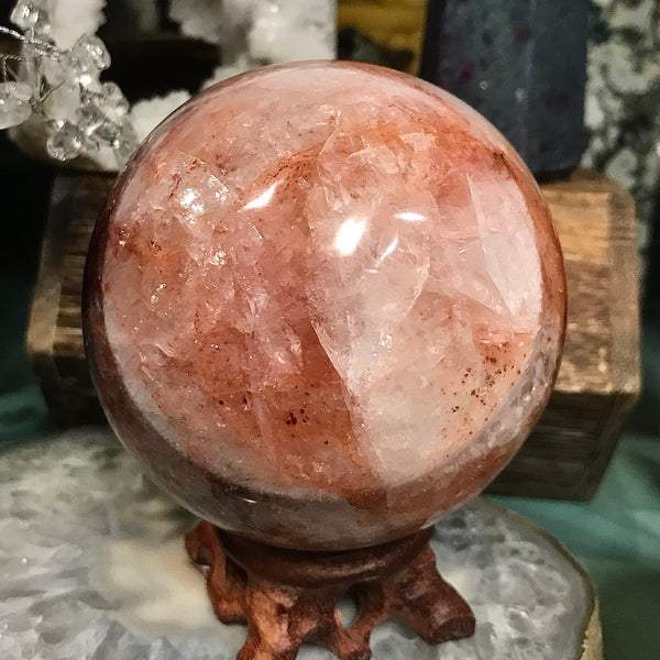 Hematoid Quartz Sphere