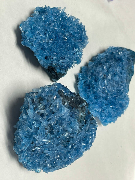 Blue Vitriol (Copper Sulfate) Crystal Cluster