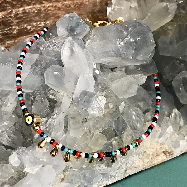 Evil Eye Multicolor Anklet/Bracelet