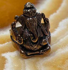 Ganesh Bronze Men’s Ring