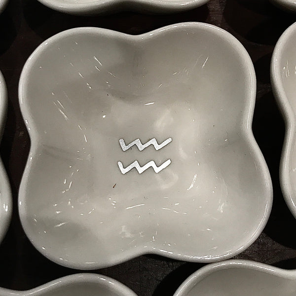 Clover Shape Zodiac Trinket Dish