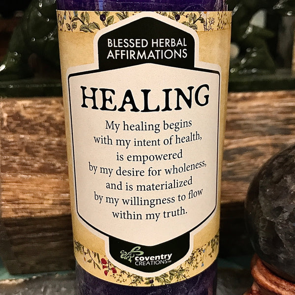 Blessed Herbal Candle - Healing