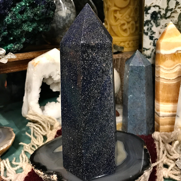 Dumortierite Generator Tower 6 Inch