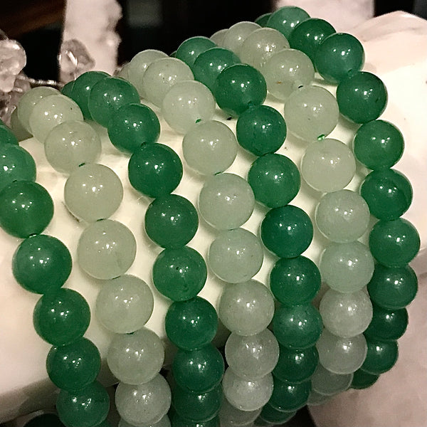 Green Aventurine Beaded Stackable Healing Bracelet