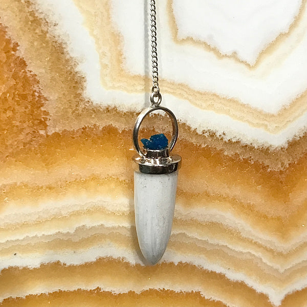 Scolecite and Cavensite Pendulum