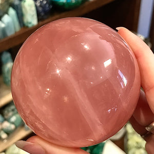 Rose Quartz Sphere From Madagascar