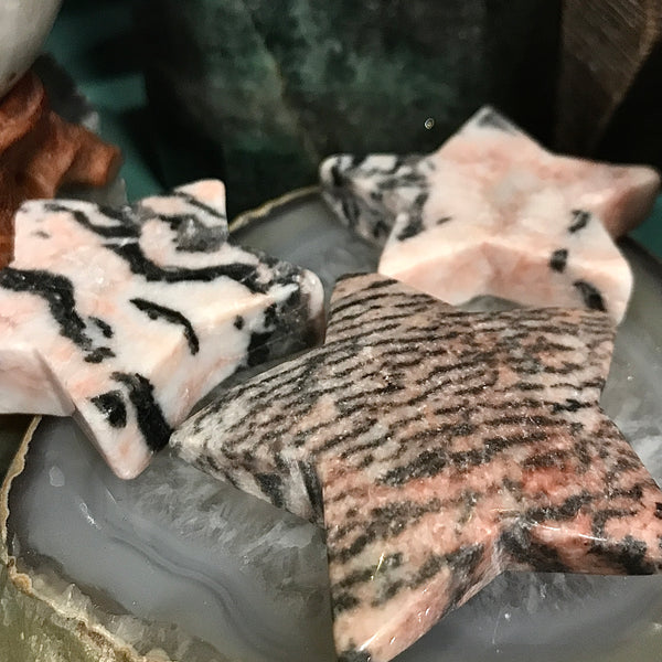 Pink Zebra Jasper Star