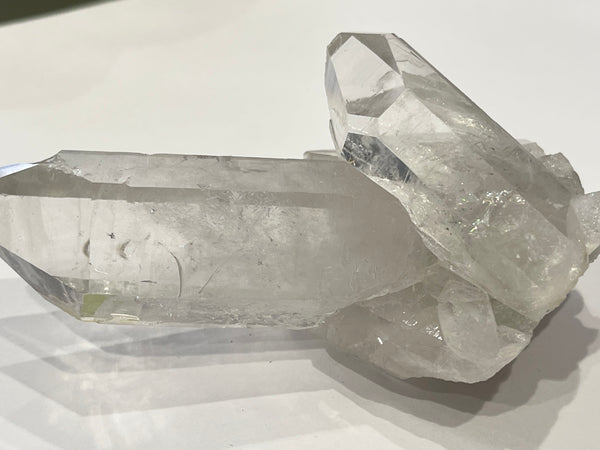 Quartz Crystal Cluster with Twins