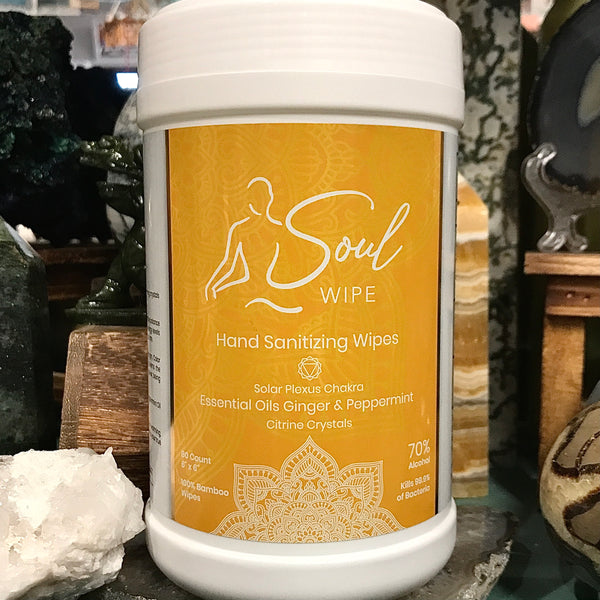 Soul Swipe Solar Plexus Chakra Hand Sanitizing Wipe