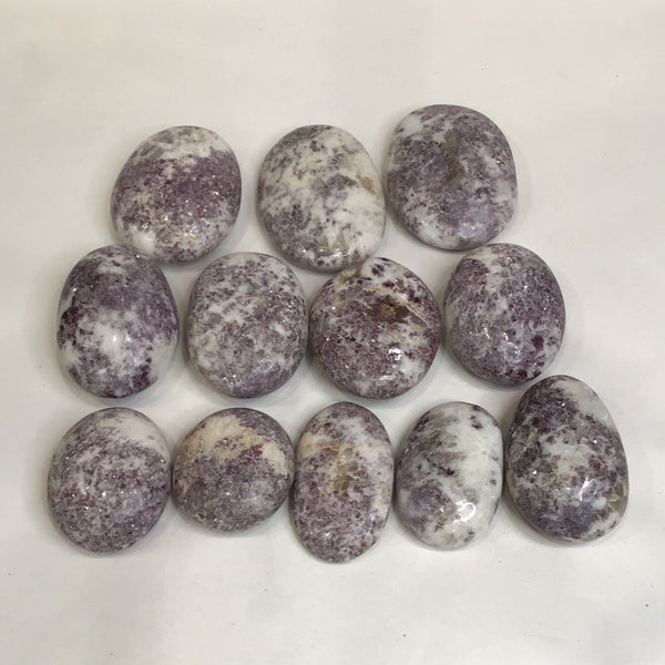 Lepidolite Palm Stone