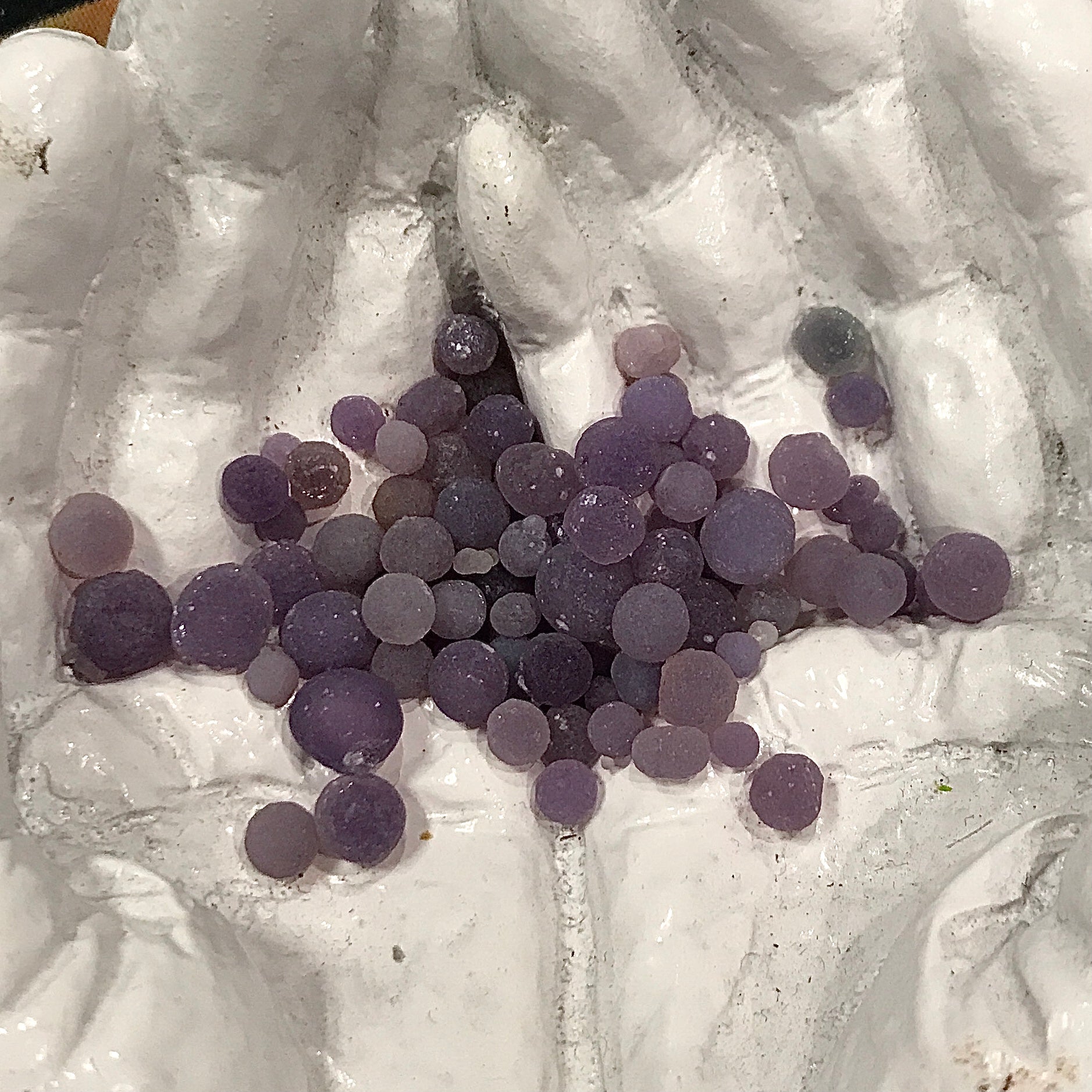 Grape Agate Mini Orbs