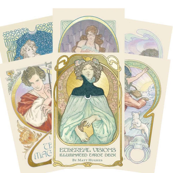 Ethereal Visions Illuminated Tarot Deck by Matt Hughes