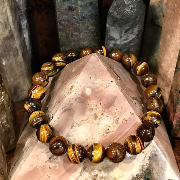 Tiger Eye Stackable Bracelet by Zen Den San Pedro | 8mm