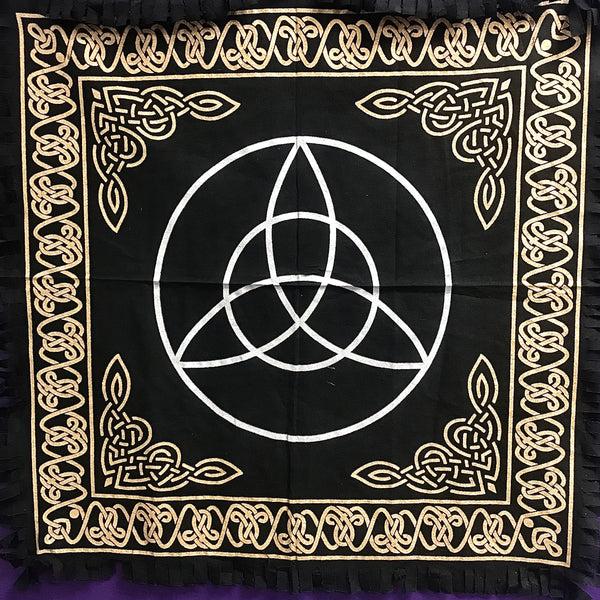 Silver and Gold 24” x 24” Tapestries (Assorted Patterns)