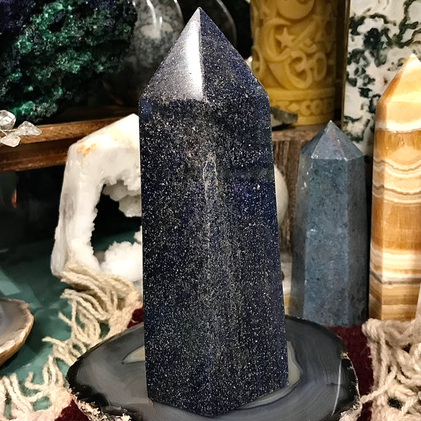 Dumortierite Generator Tower 6 Inch