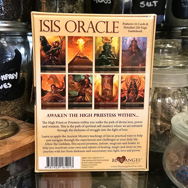 Isis Oracle Deck by Alana Fairchild pocket edition