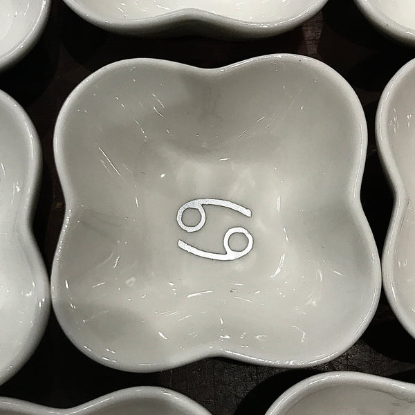 Clover Shape Zodiac Trinket Dish